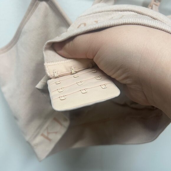 Kindred Bravely Nursing Bra Wireless Seamless Beige pink XL - Picture 7 of 9